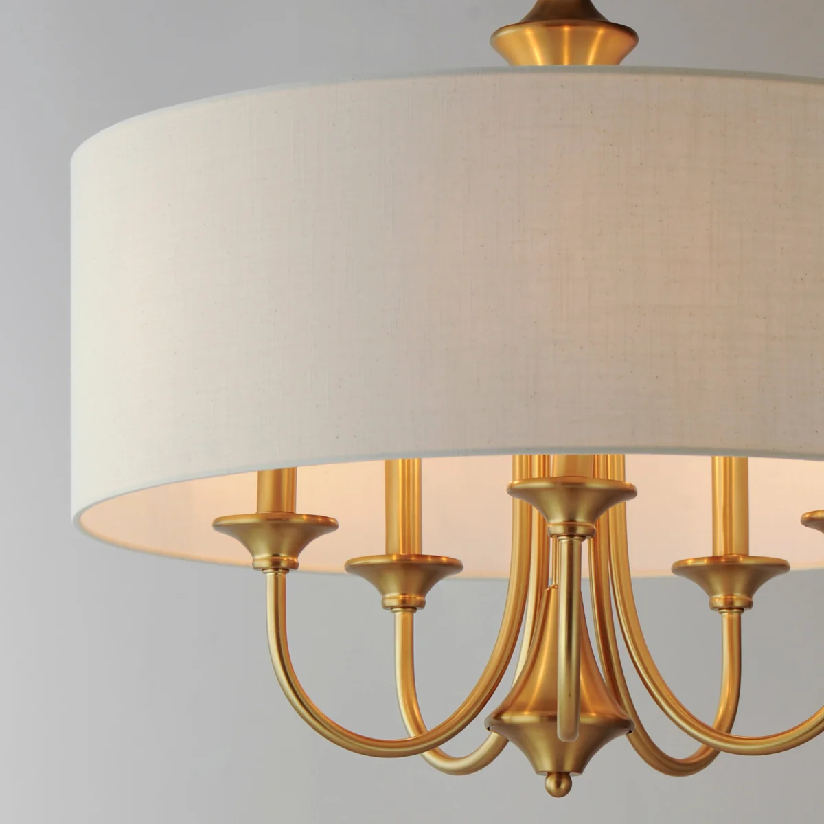 Bongo 5-Light Pendant, Natural Aged Brass - Image 3