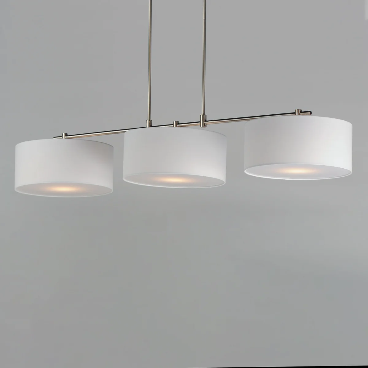Bongo 3-Light Pendant, Natural Aged Brass, Oil Rubbed Bronze or Satin Nickel Finish - Image 12