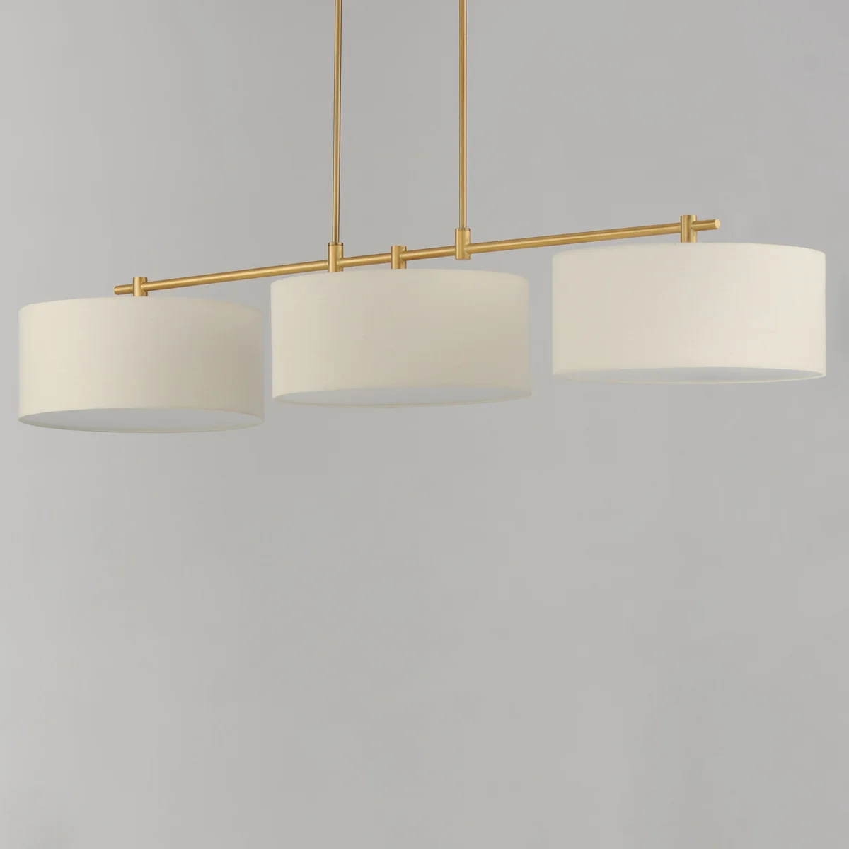Bongo 3-Light Pendant, Natural Aged Brass, Oil Rubbed Bronze or Satin Nickel Finish - Image 3