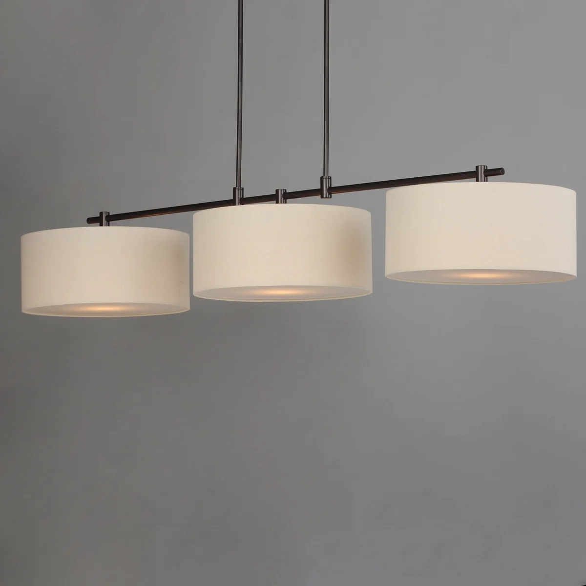 Bongo 3-Light Pendant, Natural Aged Brass, Oil Rubbed Bronze or Satin Nickel Finish - Image 9
