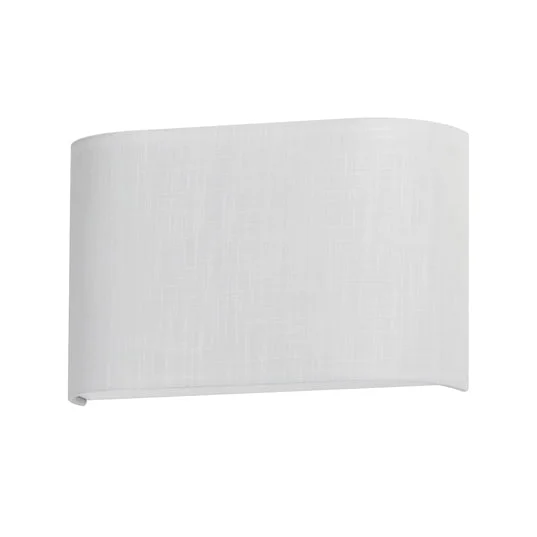 Prime 13" Wide LED Wall Sconce, 680 lumens, 10W, 3000K CCT, 120-277V, White Linen, Oatmeal, Black Organza or Grass Cloth Finish
