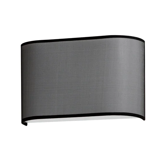 Prime 13" Wide LED Wall Sconce, 680 lumens, 10W, 3000K CCT, 120-277V, White Linen, Oatmeal, Black Organza or Grass Cloth Finish - Image 5