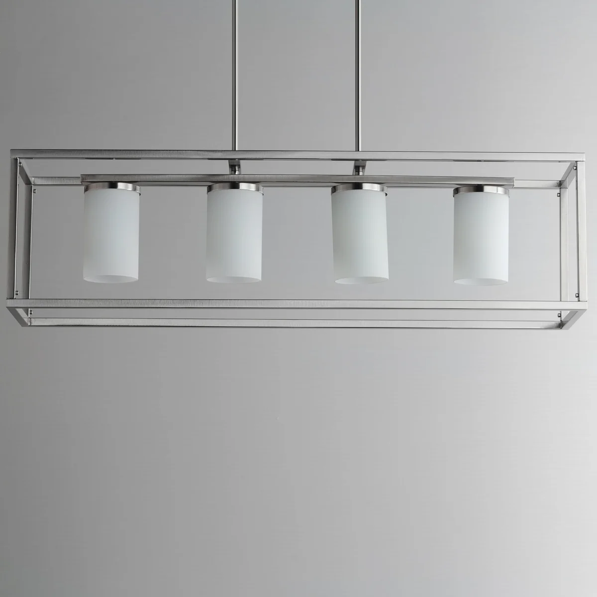 Lateral 4-Light Linear Pendant, Black or Satin Nickel - Image 8