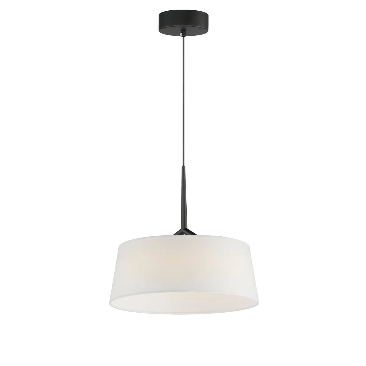 Paramount 16" LED Pendant, Natural Aged Brass or Black