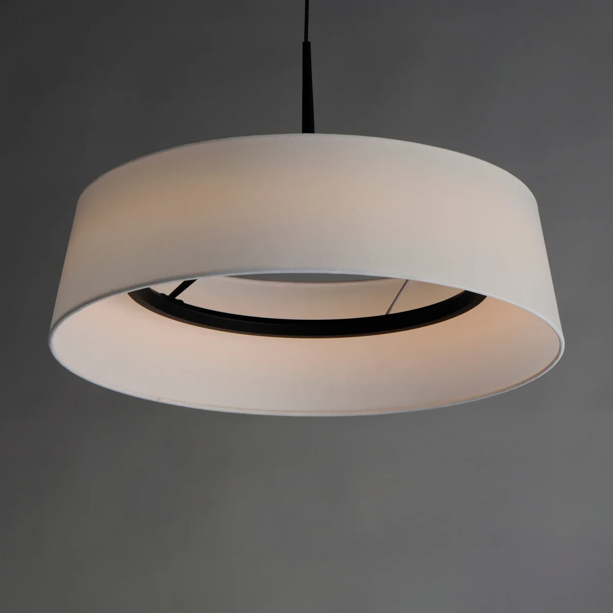 Paramount 21" LED Pendant, Natural Aged Brass or Black - Image 11