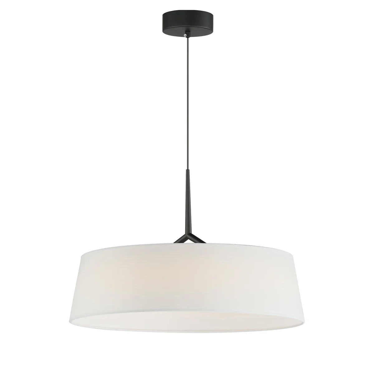 Paramount 21" LED Pendant, Natural Aged Brass or Black - Image 3