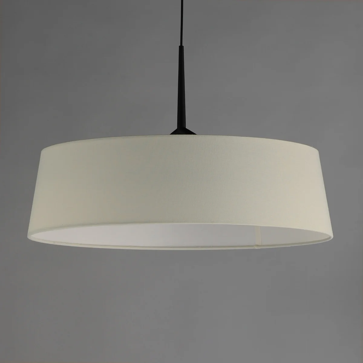 Paramount 21" LED Pendant, Natural Aged Brass or Black - Image 4