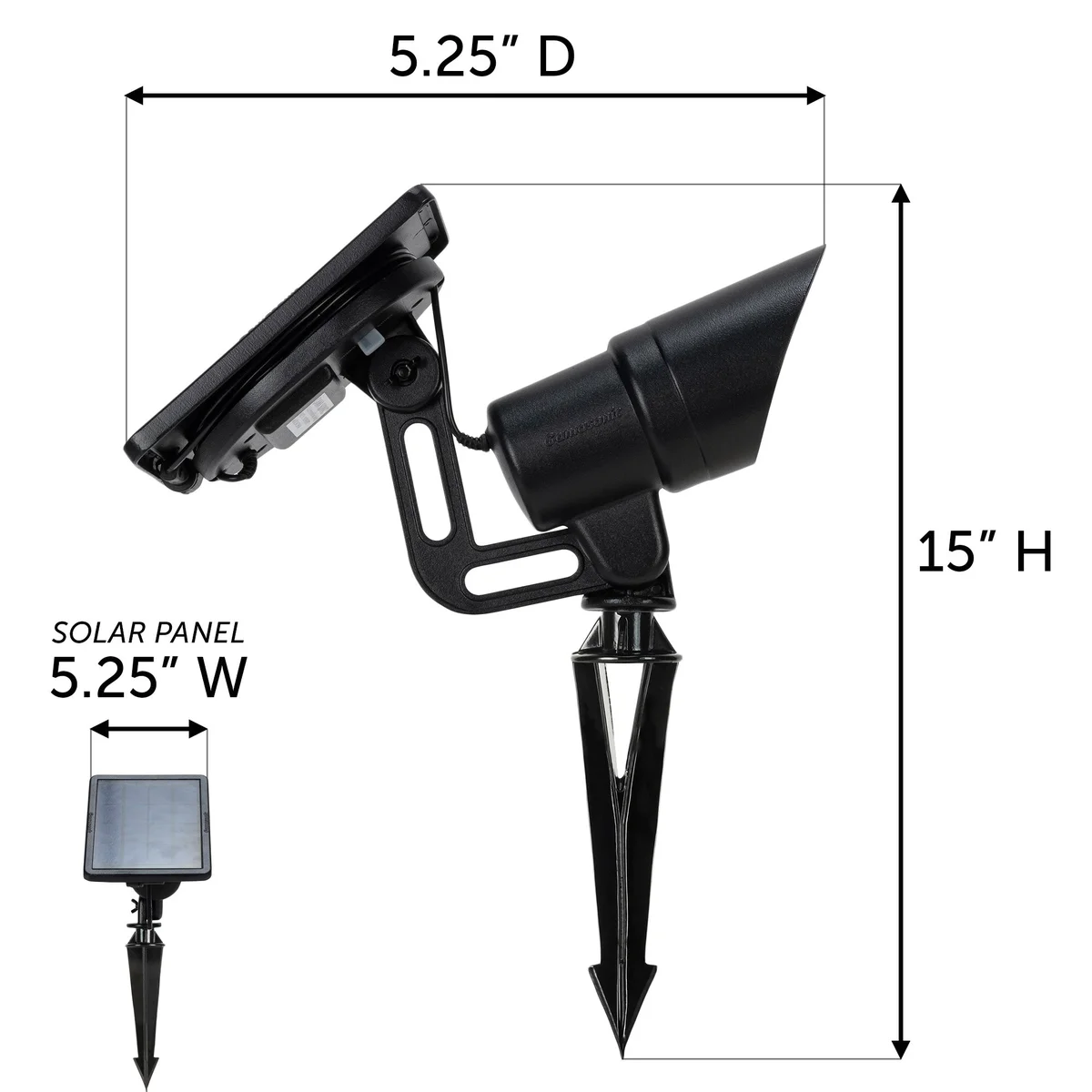 Tri-Color Progressive Outdoor Solar LED Spotlight - Image 4