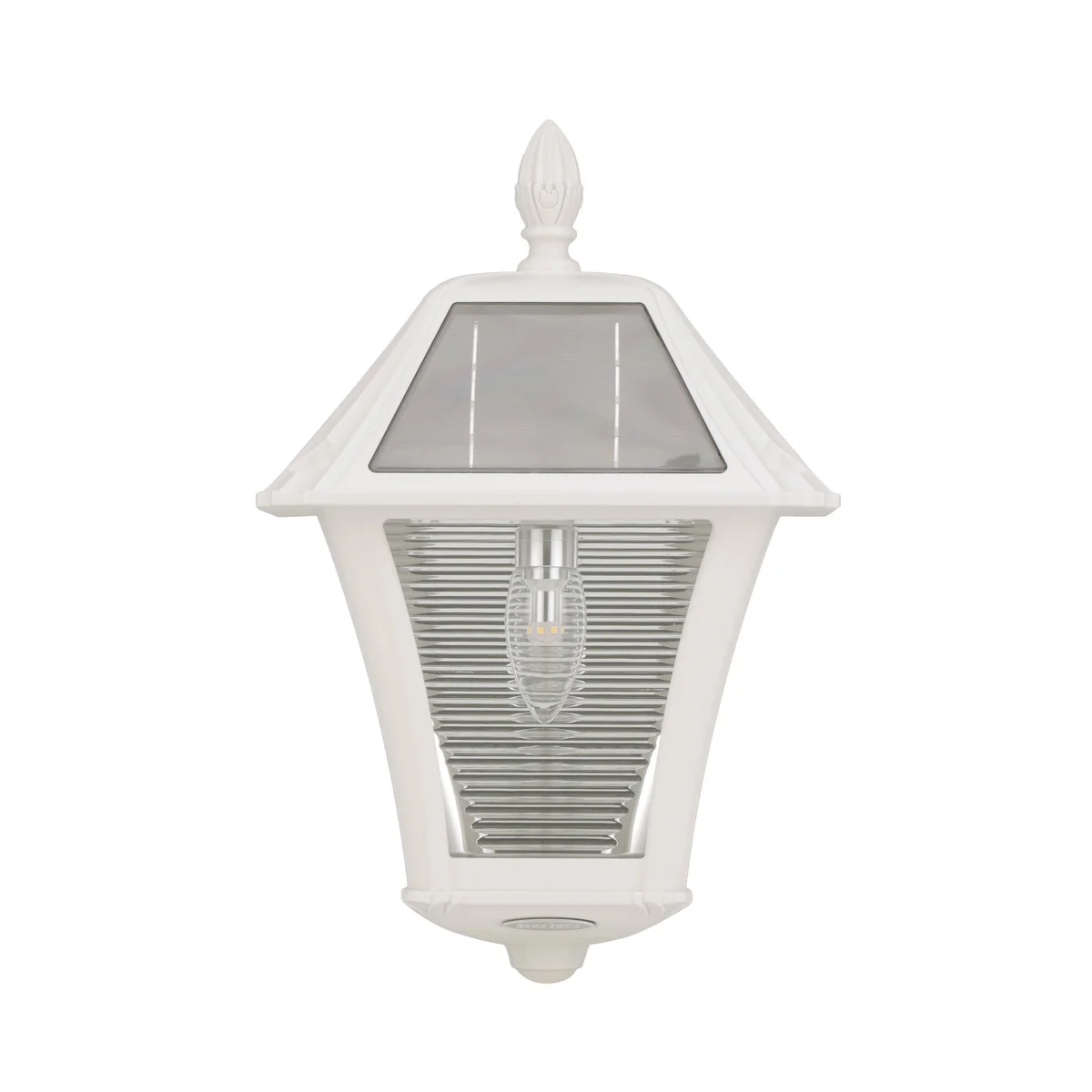 2 Pack Baytown II Sconce Solar Lamp, 100 Lumens, 2W, 2700K, White Finish - Image 2