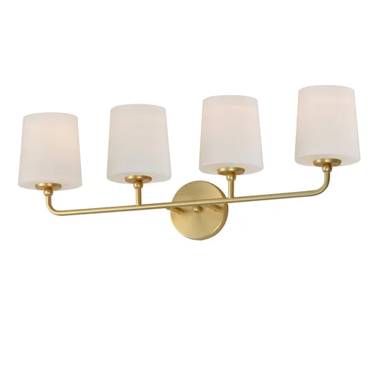 Bristol 4-Light Bath Vanity (Available in Black, Satin Brass, and Satin Nickel) - Image 2
