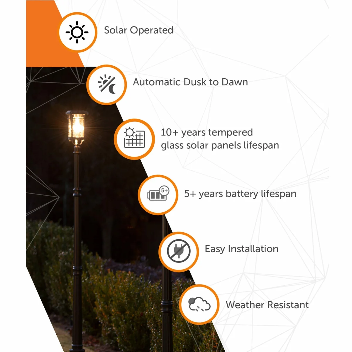 Aurora Solar Lamp Post with EZ Anchor - Image 3