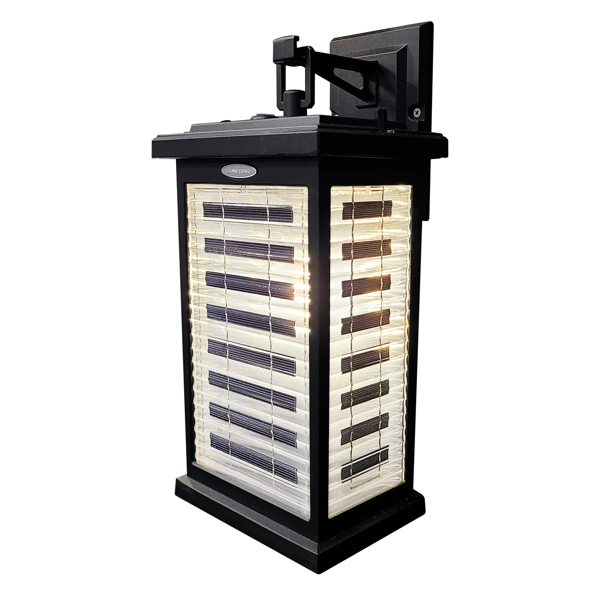 Farmhouse Solar Wall Light, 130 Lumens, 3.4W, 2700K, Black Finish - Image 6