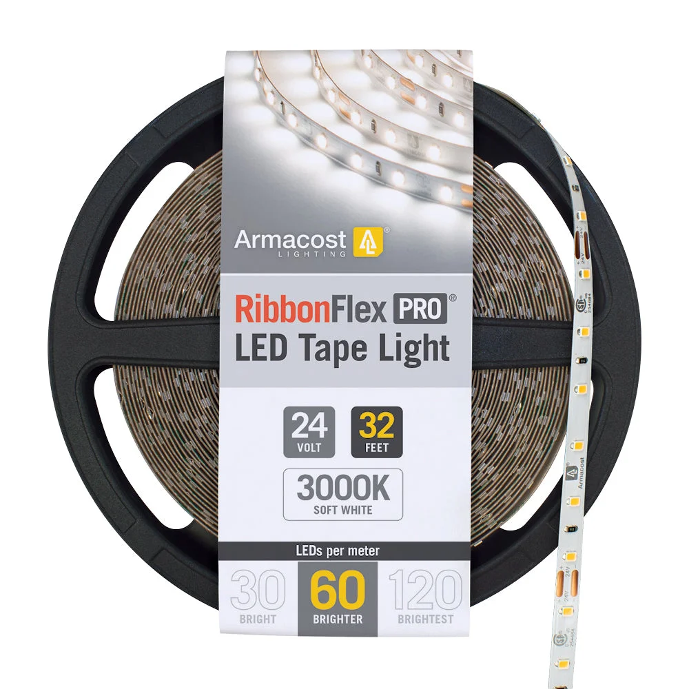 RibbonFlex Pro 24V White LED Strip Light Tape 60 LED/m, 16ft or 32 ft, 2700K, 3000K, or 4000K - Image 10