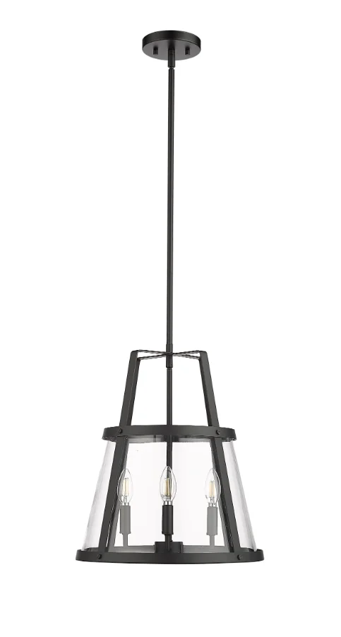 Edelweiss 4-Light Pendant light Matte Black, Edelweiss Collection