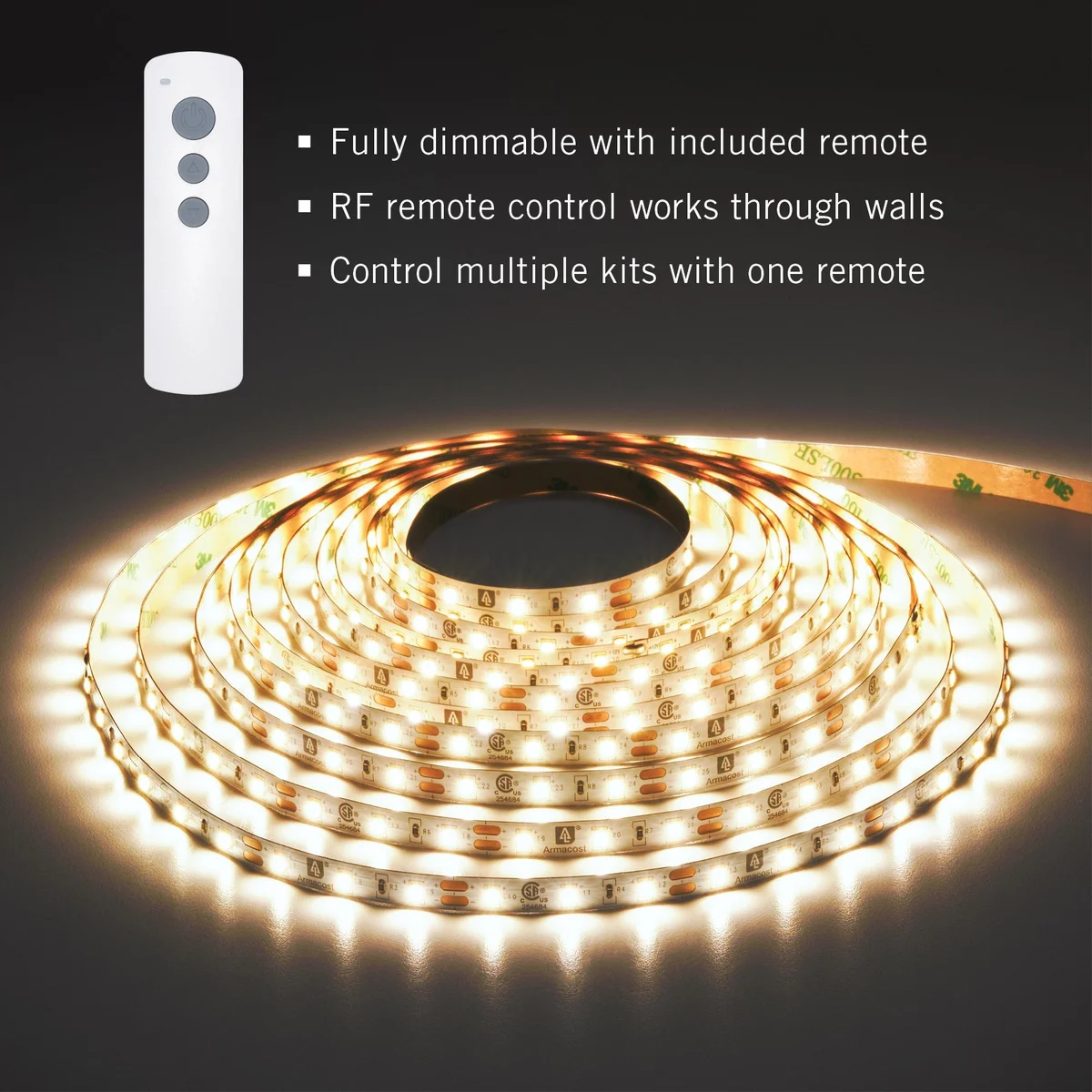 RibbonFlex Pro Soft White LED Strip Light Tape, 12V, 2655 Lumens, 24W, 3000K - Image 4