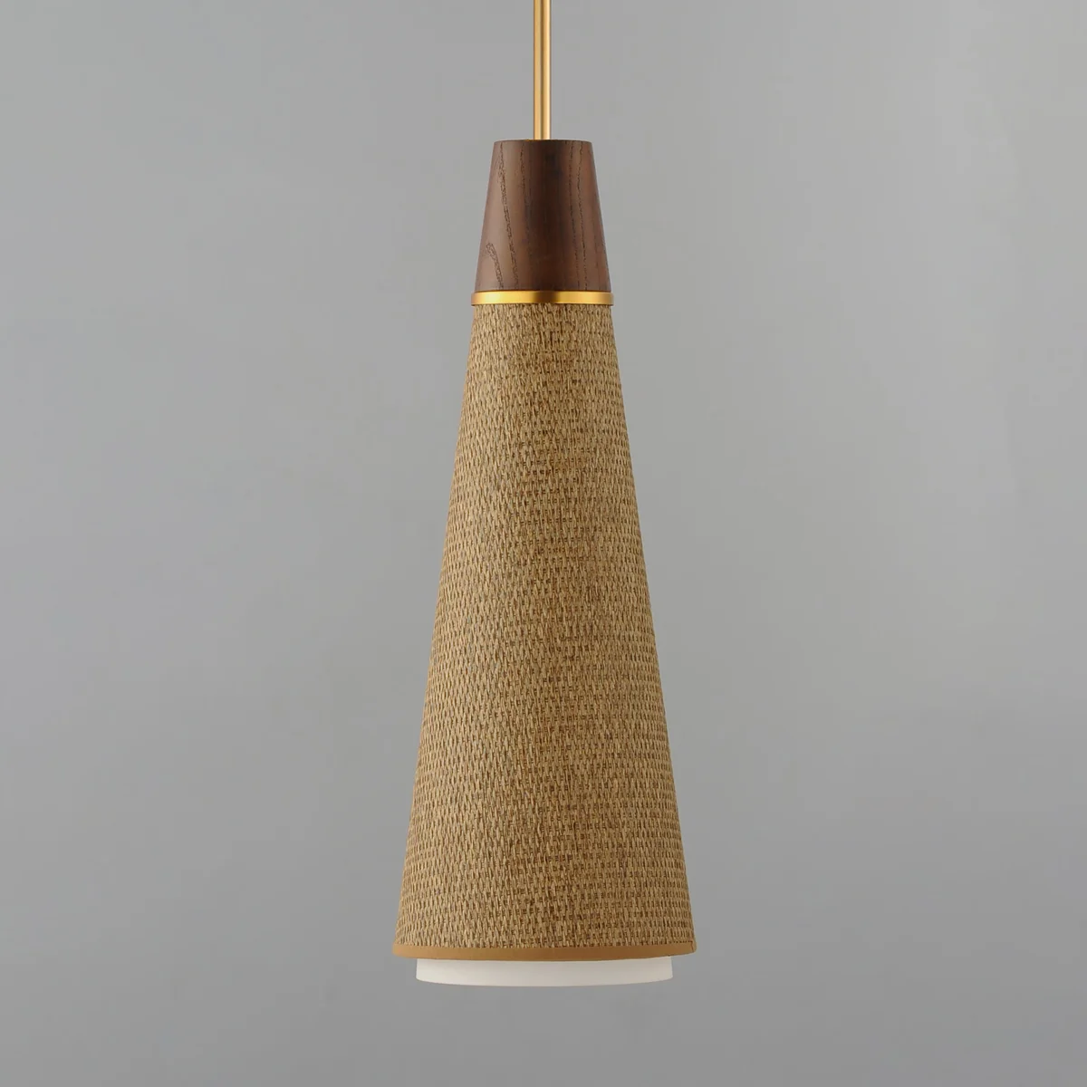 Sumatra 1-Light Pendant, Natural Aged Brass - Image 2