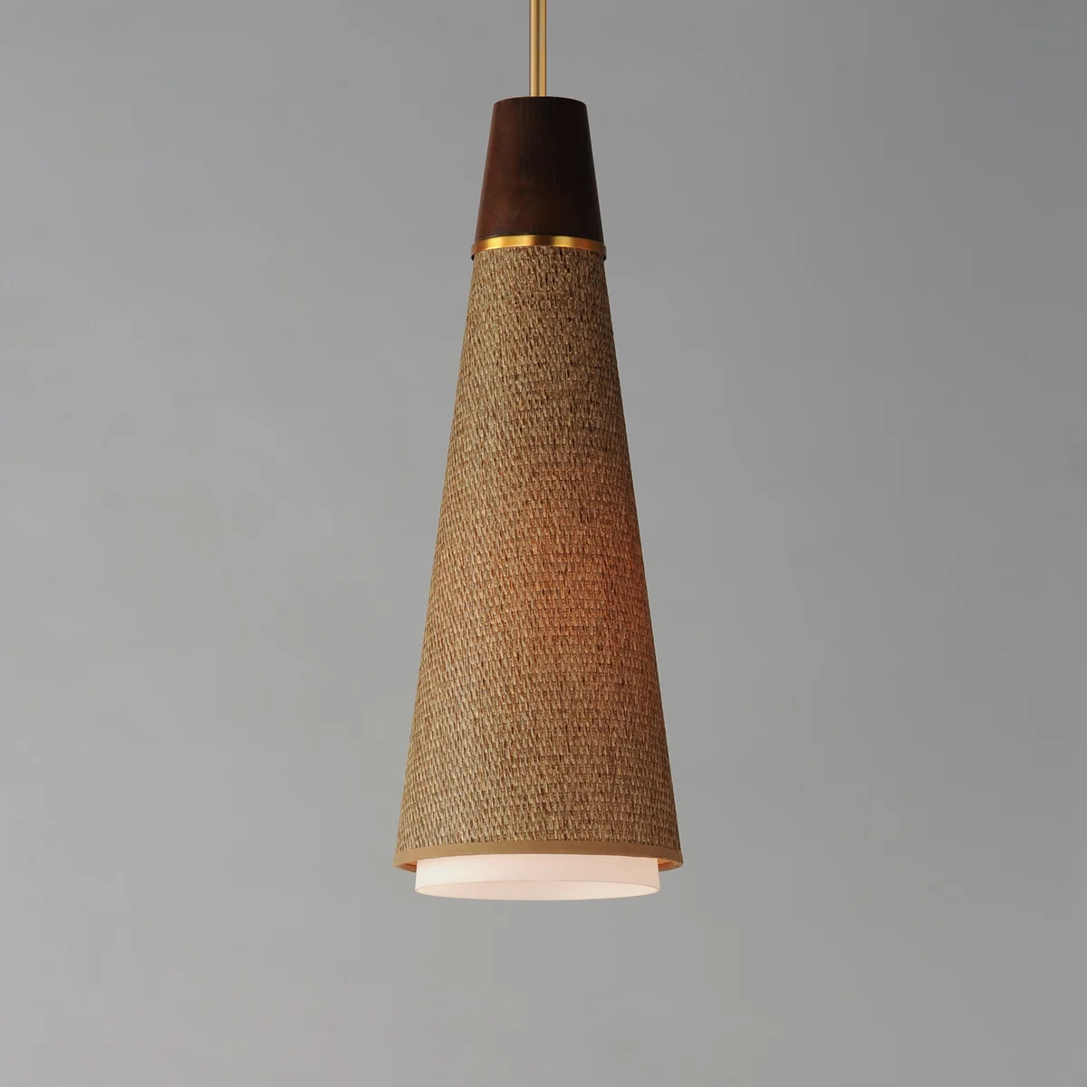 Sumatra 1-Light Pendant, Natural Aged Brass - Image 3