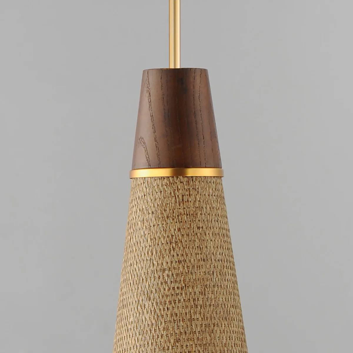 Sumatra 1-Light Pendant, Natural Aged Brass - Image 5