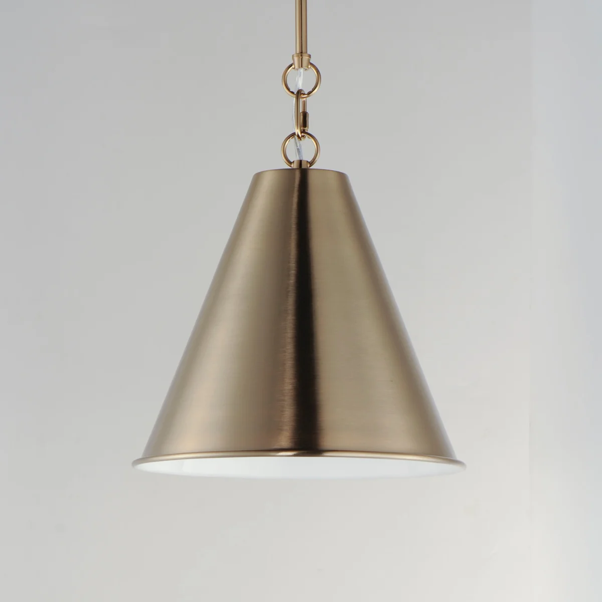 Veritas 12" 1-Light Pendant, Heritage or Satin Nickel - Image 2