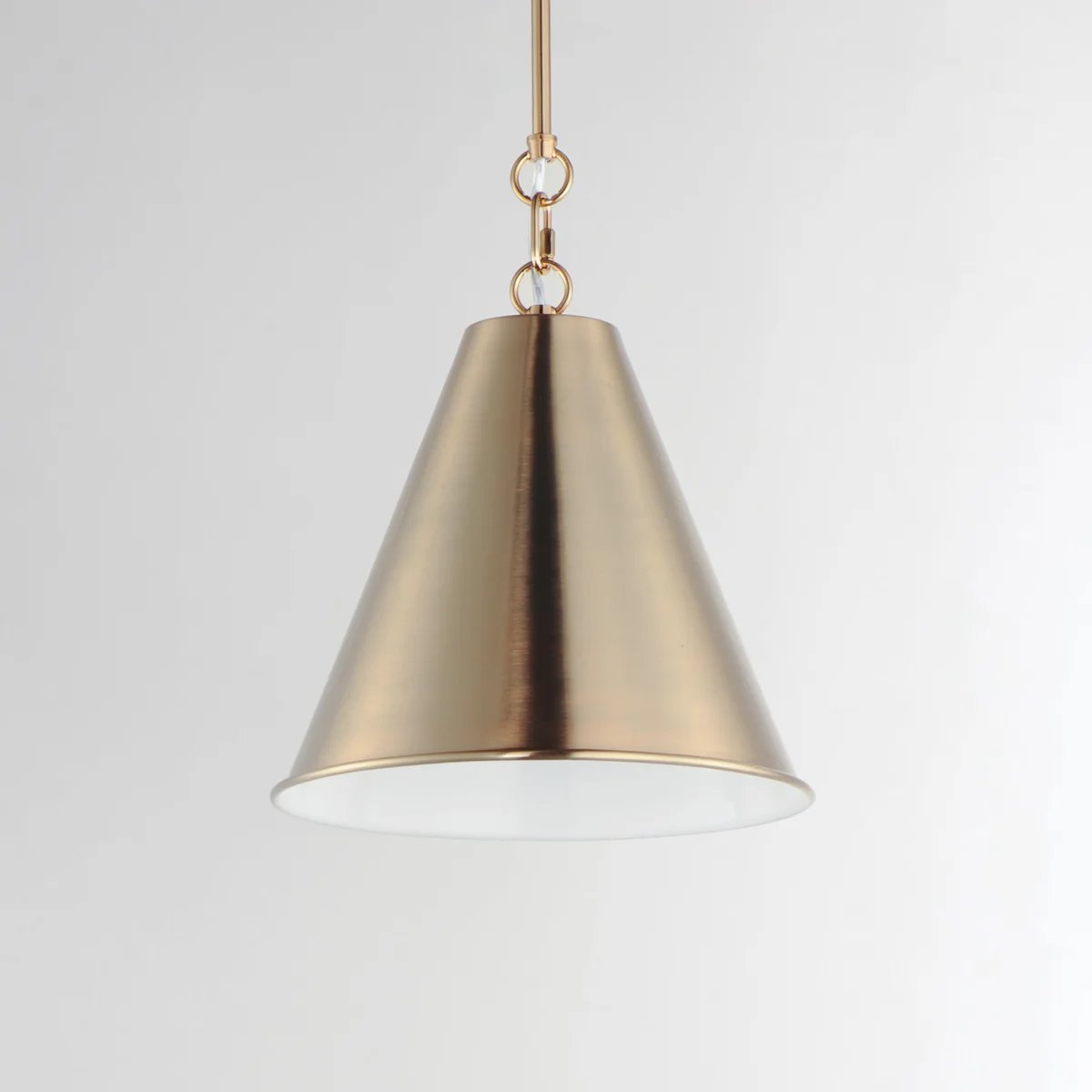 Veritas 12" 1-Light Pendant, Heritage or Satin Nickel - Image 3