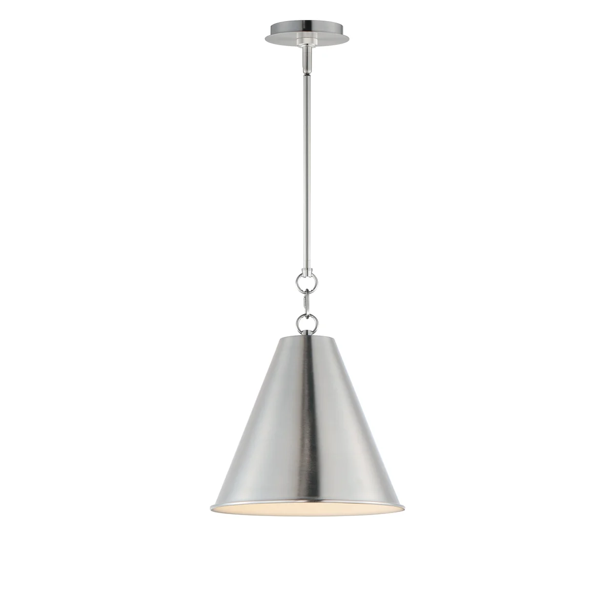 Veritas 12" 1-Light Pendant, Heritage or Satin Nickel - Image 6