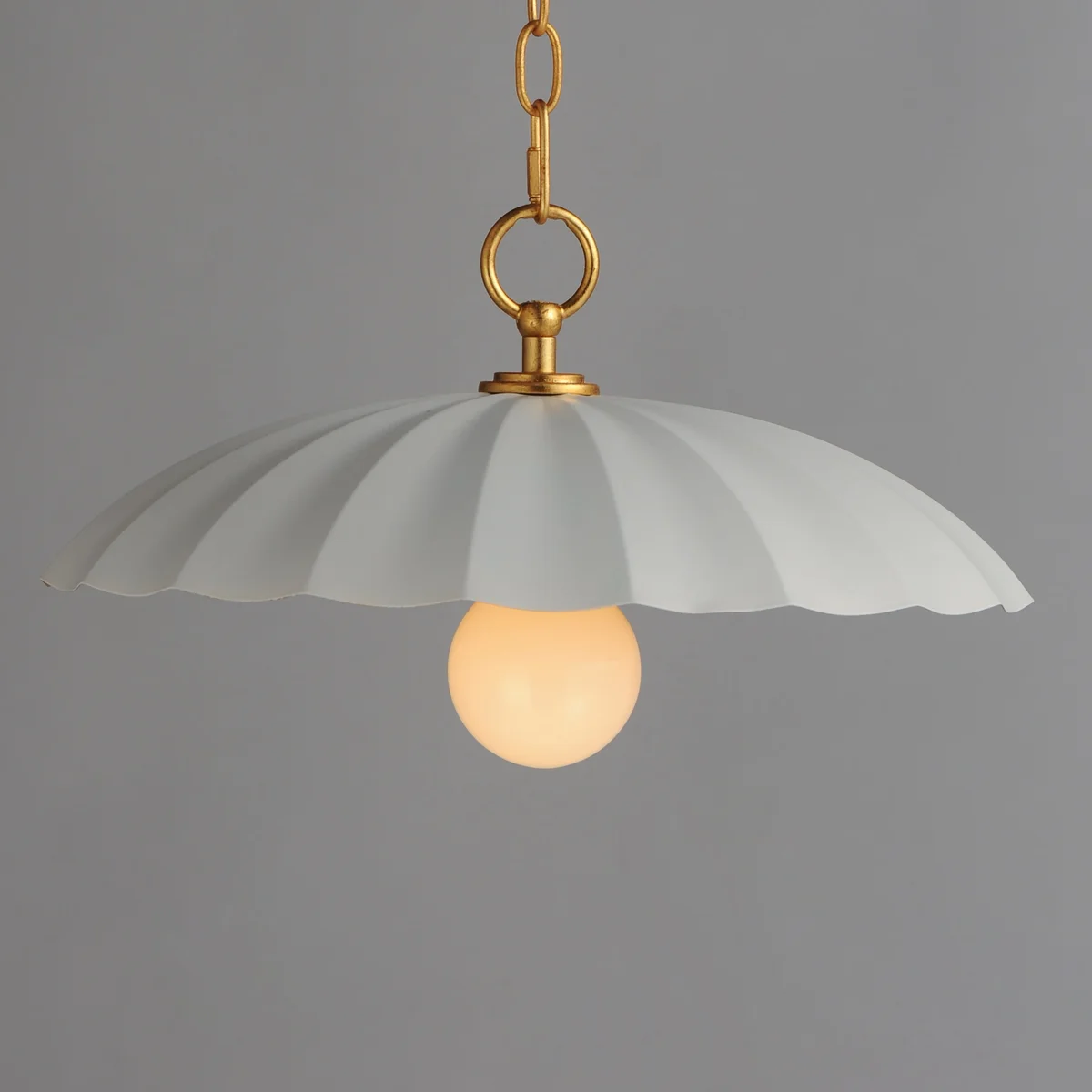 Primrose 1-Light Pendant, Black, Dark Grey or Matte White - Image 13