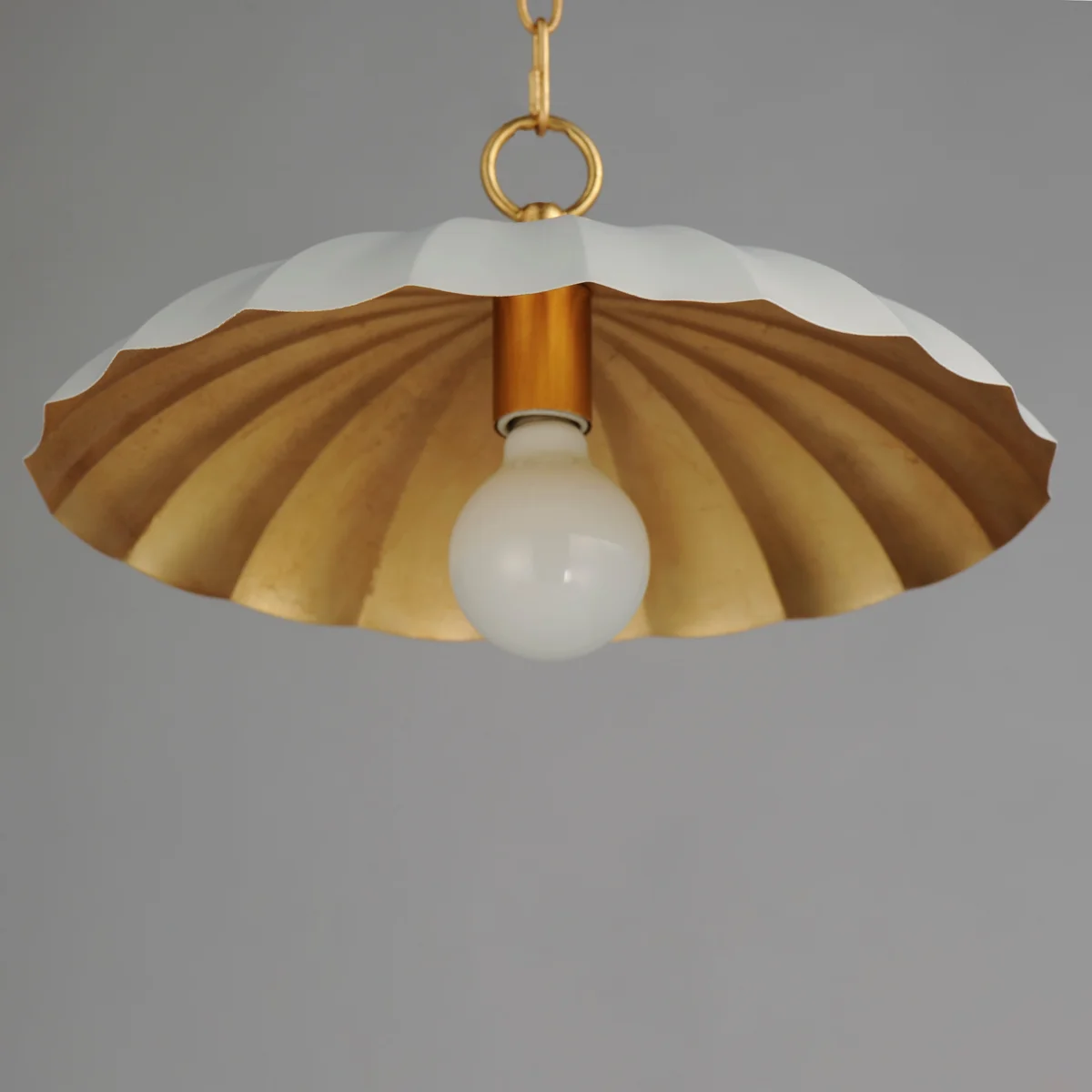 Primrose 1-Light Pendant, Black, Dark Grey or Matte White - Image 14