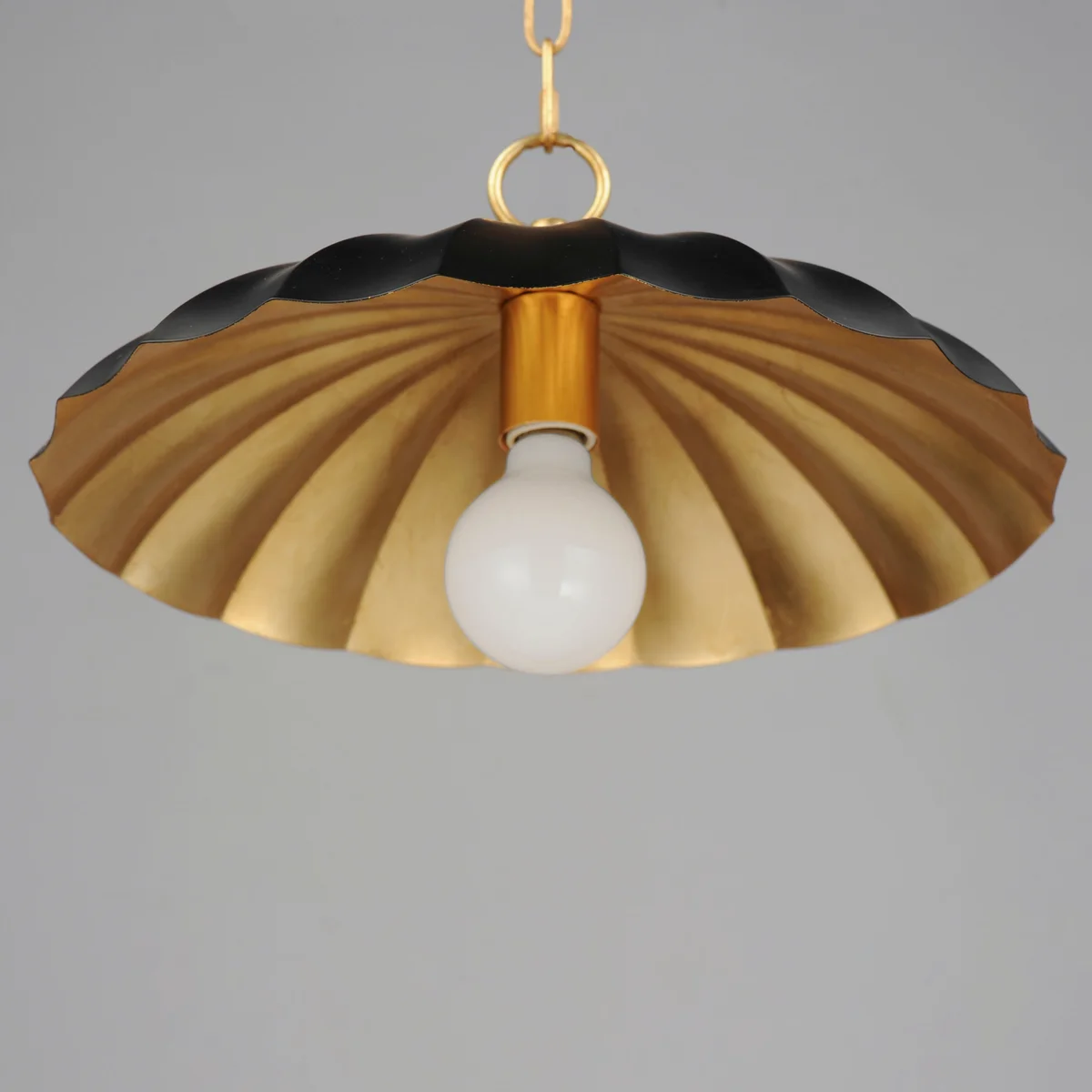 Primrose 1-Light Pendant, Black, Dark Grey or Matte White - Image 7