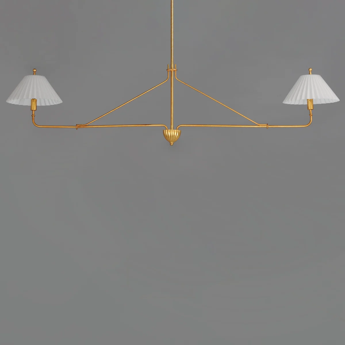 Kismet 2-Light Pendant, Gold Leaf - Image 2