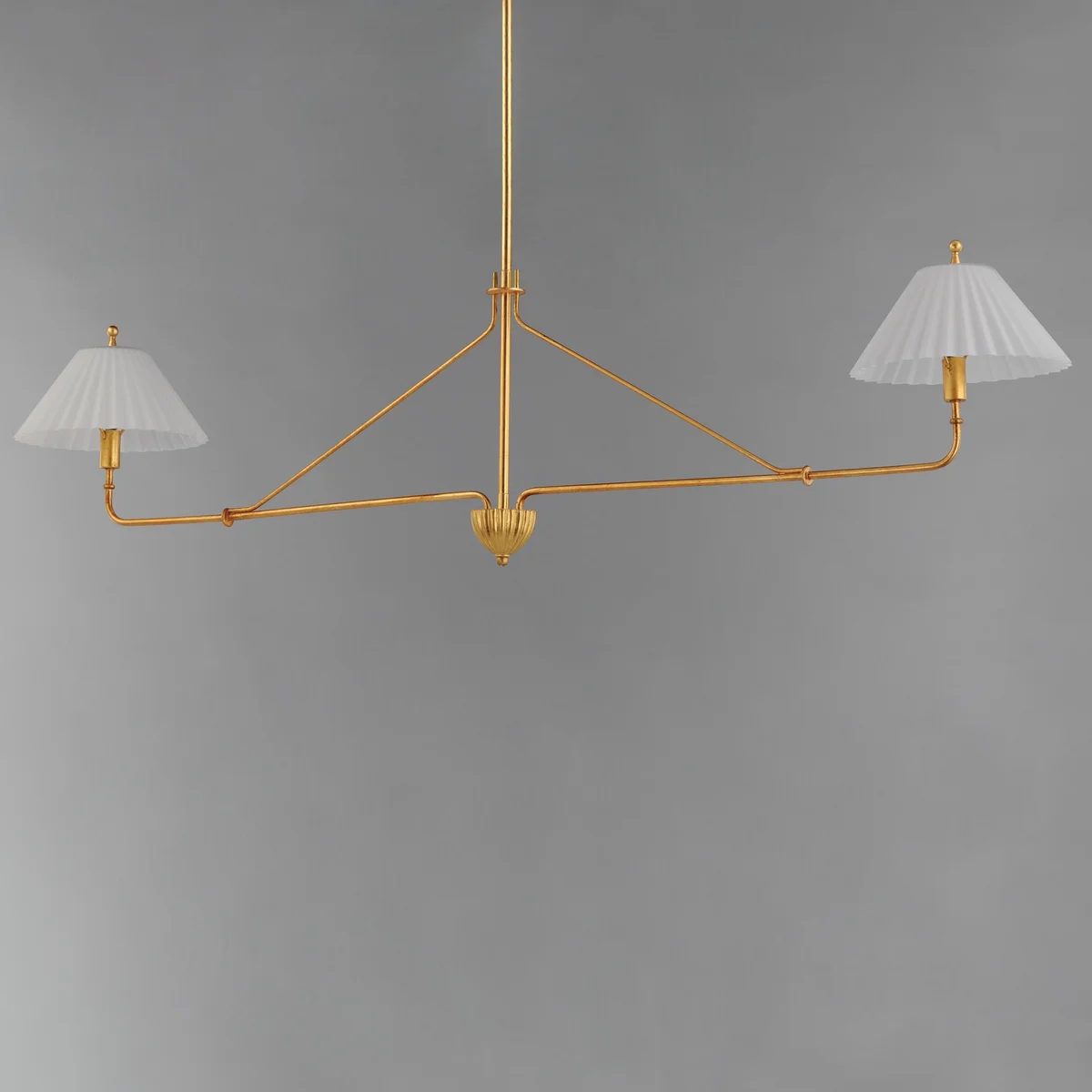 Kismet 2-Light Pendant, Gold Leaf - Image 3