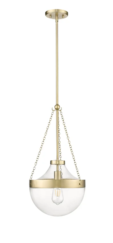 Clarra 1-Light Pendant light Matte Black or Modern Gold, Clarra Collection - Image 2