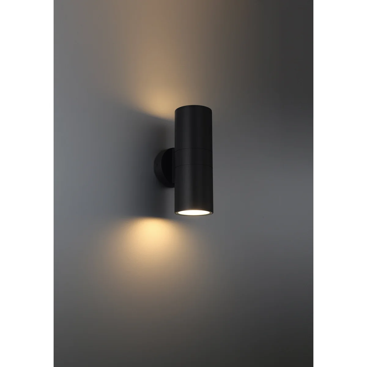 Bi-Directional Outdoor LED Wall Sconce, 1600 Lumens, 20W, 3000K, 120V, Black, Matira Dual Collection - Image 2