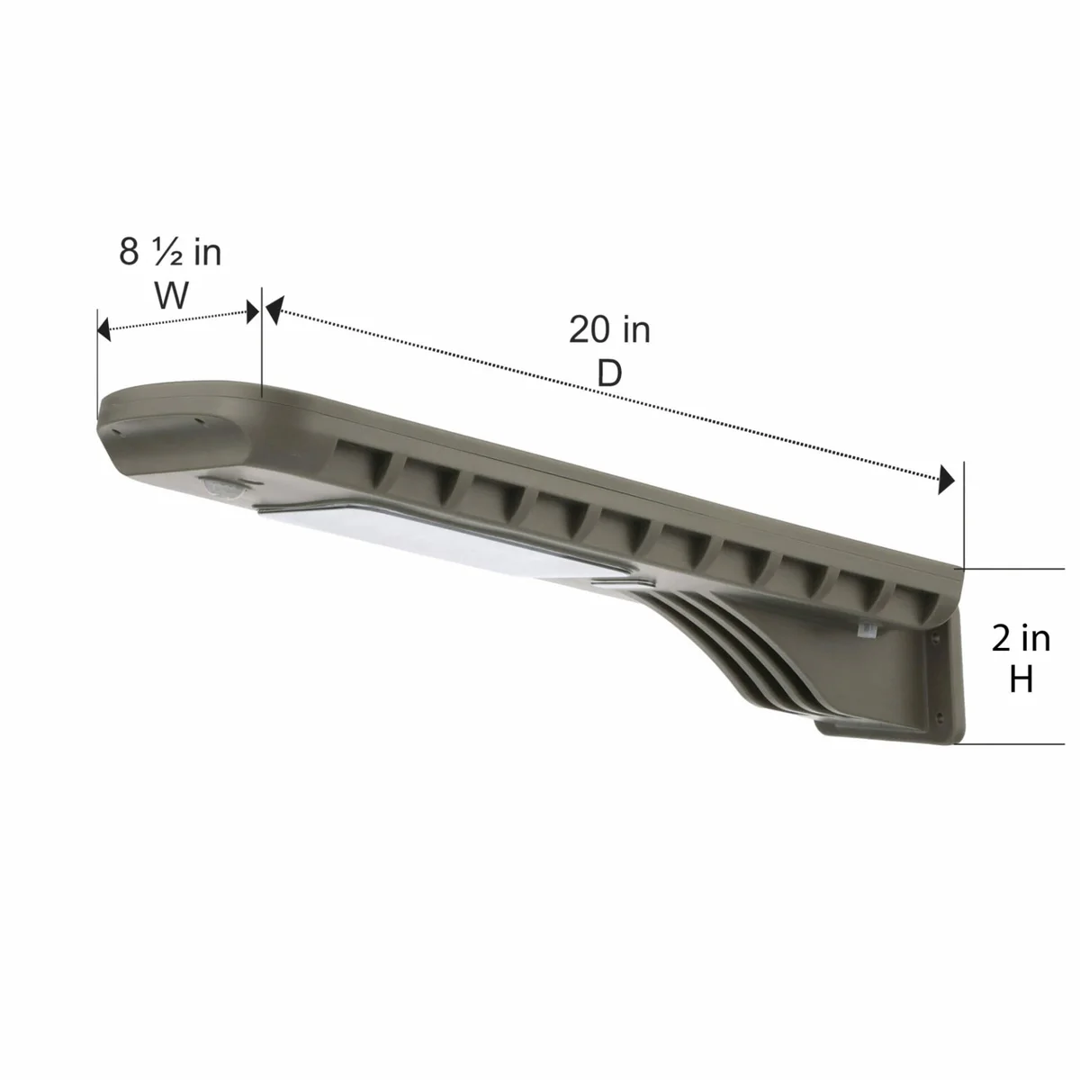 12W Solar Area Light , 1620 Lumens, With Motion Sensor and Timer - Image 7