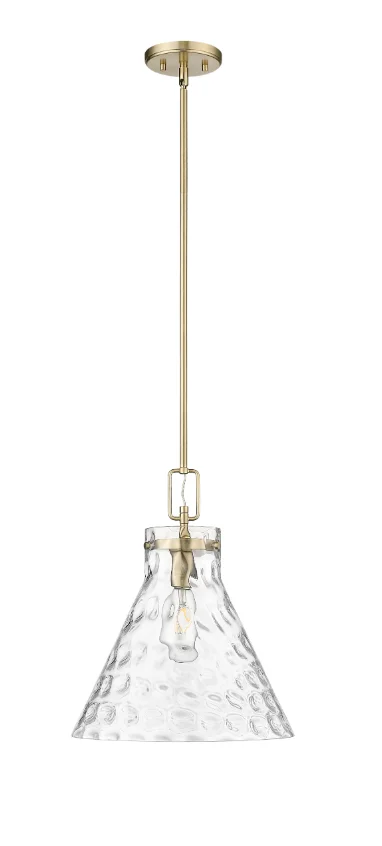 Barlon 1-Light Pendant light Matte Black, Modern Gold or Polished Nickel Barlon Collection - Image 2