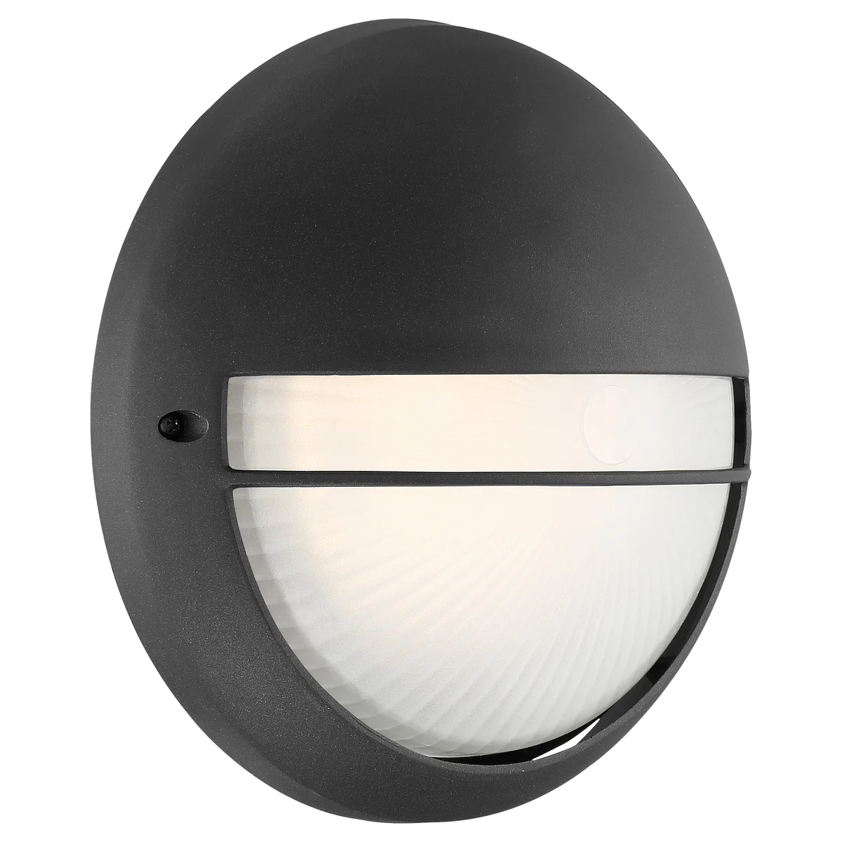 Outdoor LED Bulkhead, 1100 Lumens, 12W, 3000K, 120V, Black Finish, Clifton Collection - Image 2