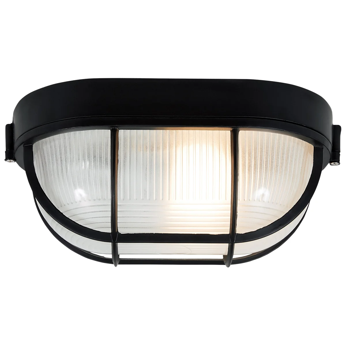 1 Light Outdoor Bulkhead, 60W, 120V, Black Finish, Nauticus Dual Mount Collection - Image 4