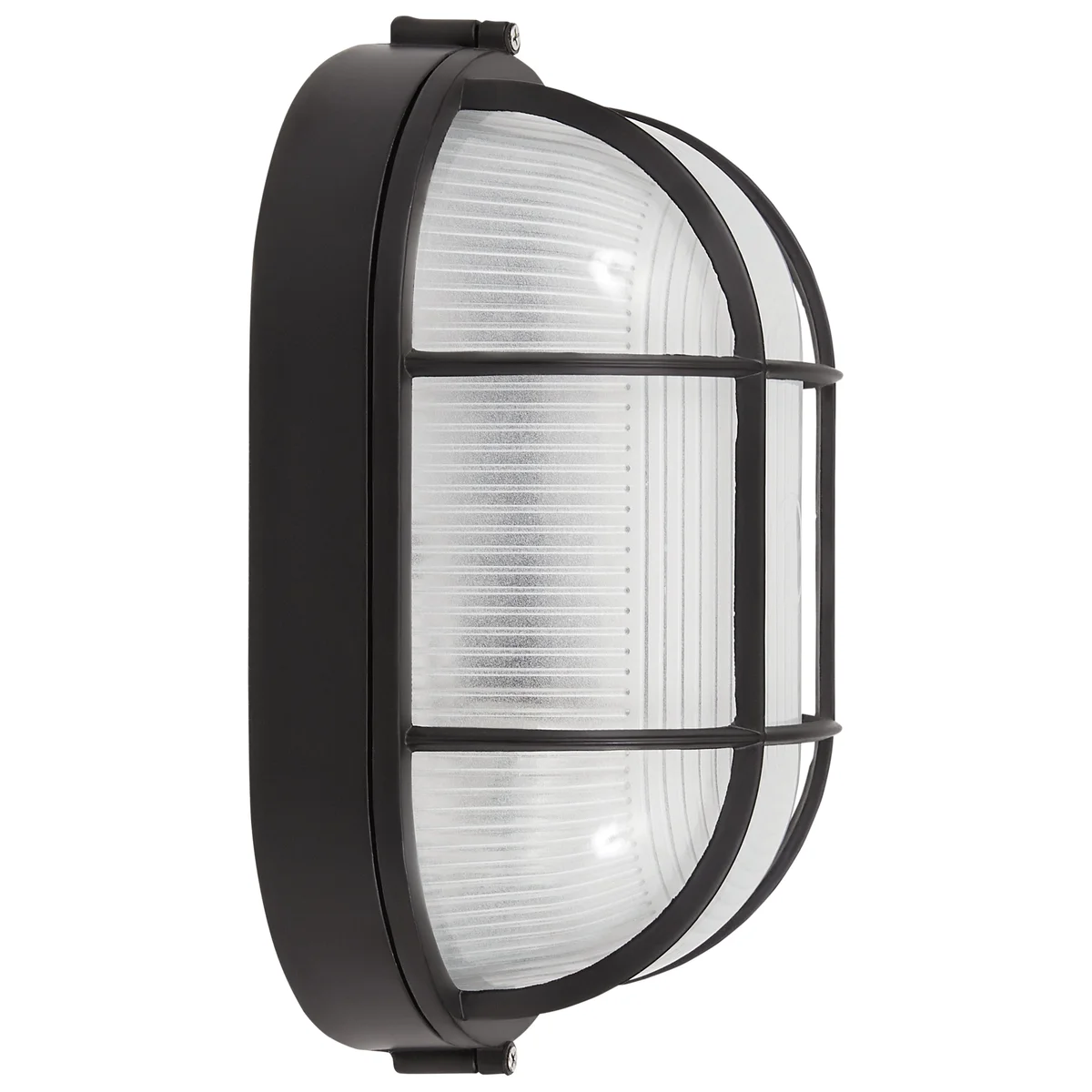 1 Light Outdoor Bulkhead, 60W, 120V, Black Finish, Nauticus Dual Mount Collection - Image 7
