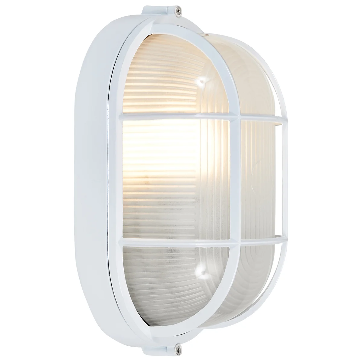 1 Light Outdoor Bulkhead, 100W, 120V, White Finish, Nauticus Dual Mount Collection - Image 2