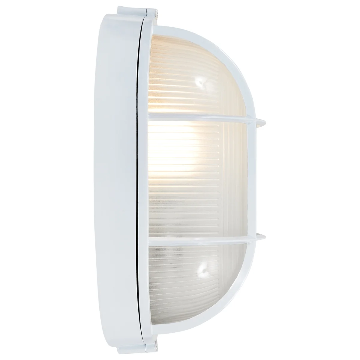 1 Light Outdoor Bulkhead, 100W, 120V, White Finish, Nauticus Dual Mount Collection - Image 4