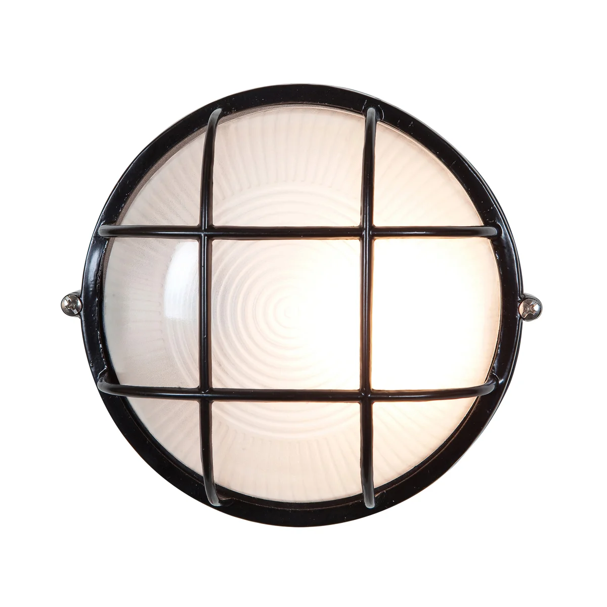 1 Light Outdoor Bulkhead, 60W, 120V, Black Finish, Nauticus Round Dual Mount - Image 2