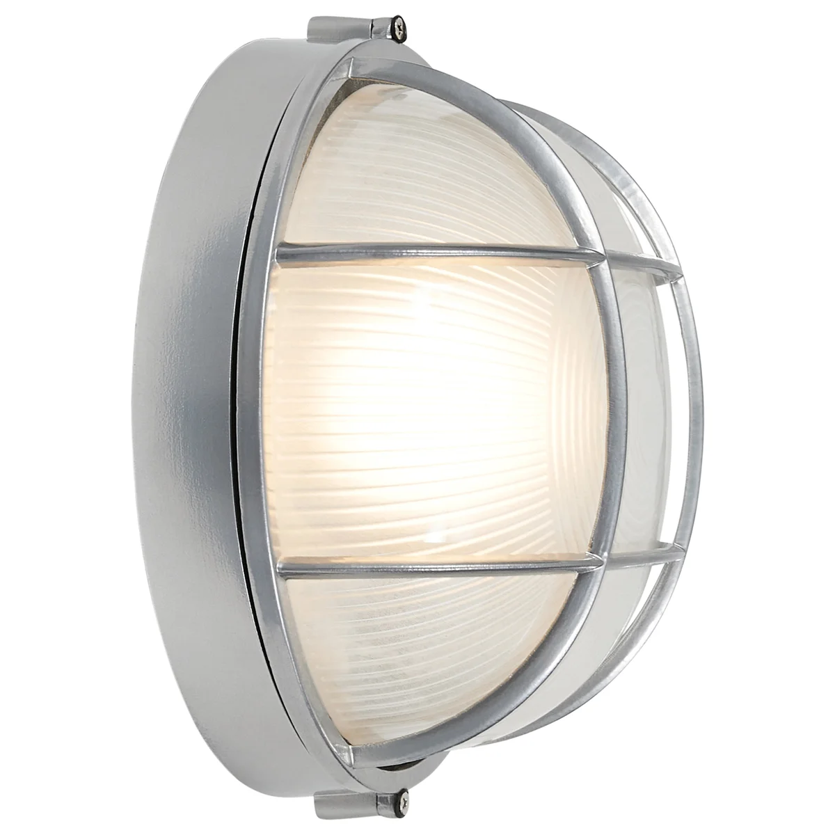 1 Light Outdoor Bulkhead, Satin Finish, 100W, 120V, Nauticus Round Dual Mount Collection - Image 2