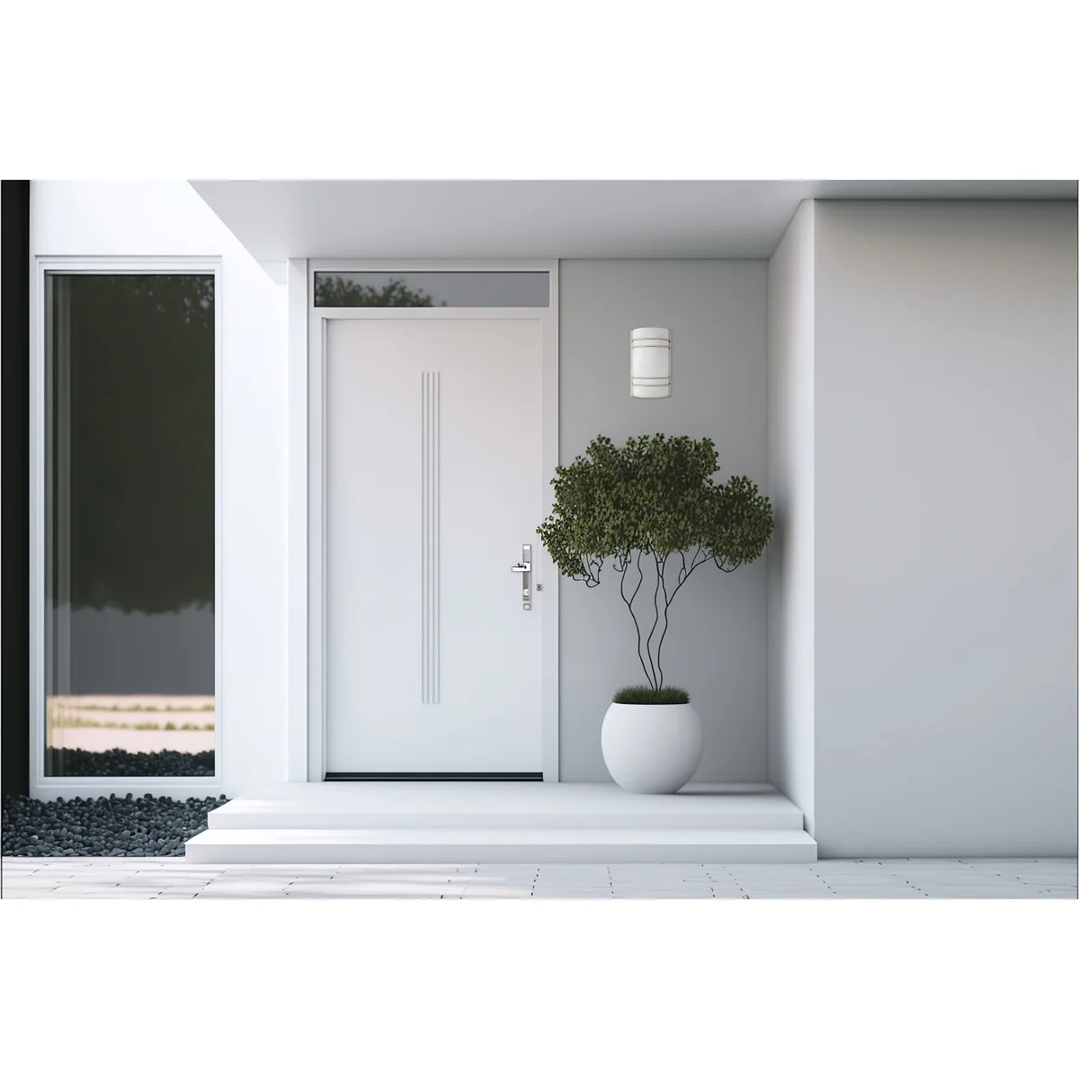 2 Light Wall Sconce, 120W, 120V, Brushed Steel Finish, Cassi Collection - Image 2