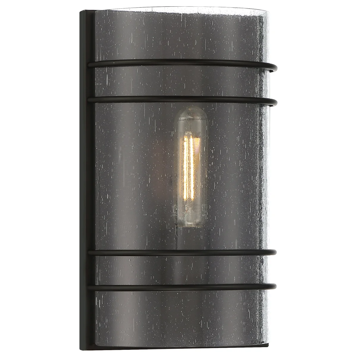 1 Light LED Outdoor Wall Sconce, 300 Lumens, 4W, 2700K, 120V, Matte Black Finish, Cassi Collection - Image 5