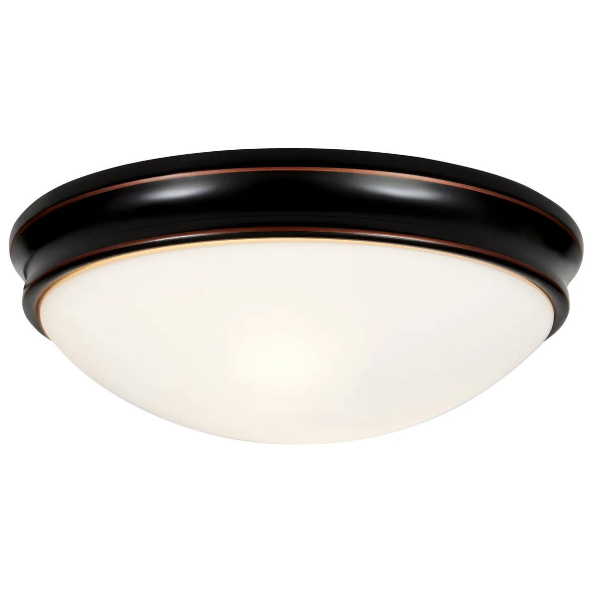 LED Flush Mount Ceiling Light, 120W, 120V, Oil Rubbed Bronze Finish, Atom Collection - Image 2