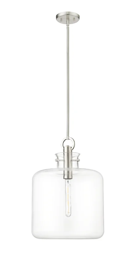 Hayloft 1-Light Pendant light Brushed Nickel or Matte Black, Hayloft Collection - Image 2