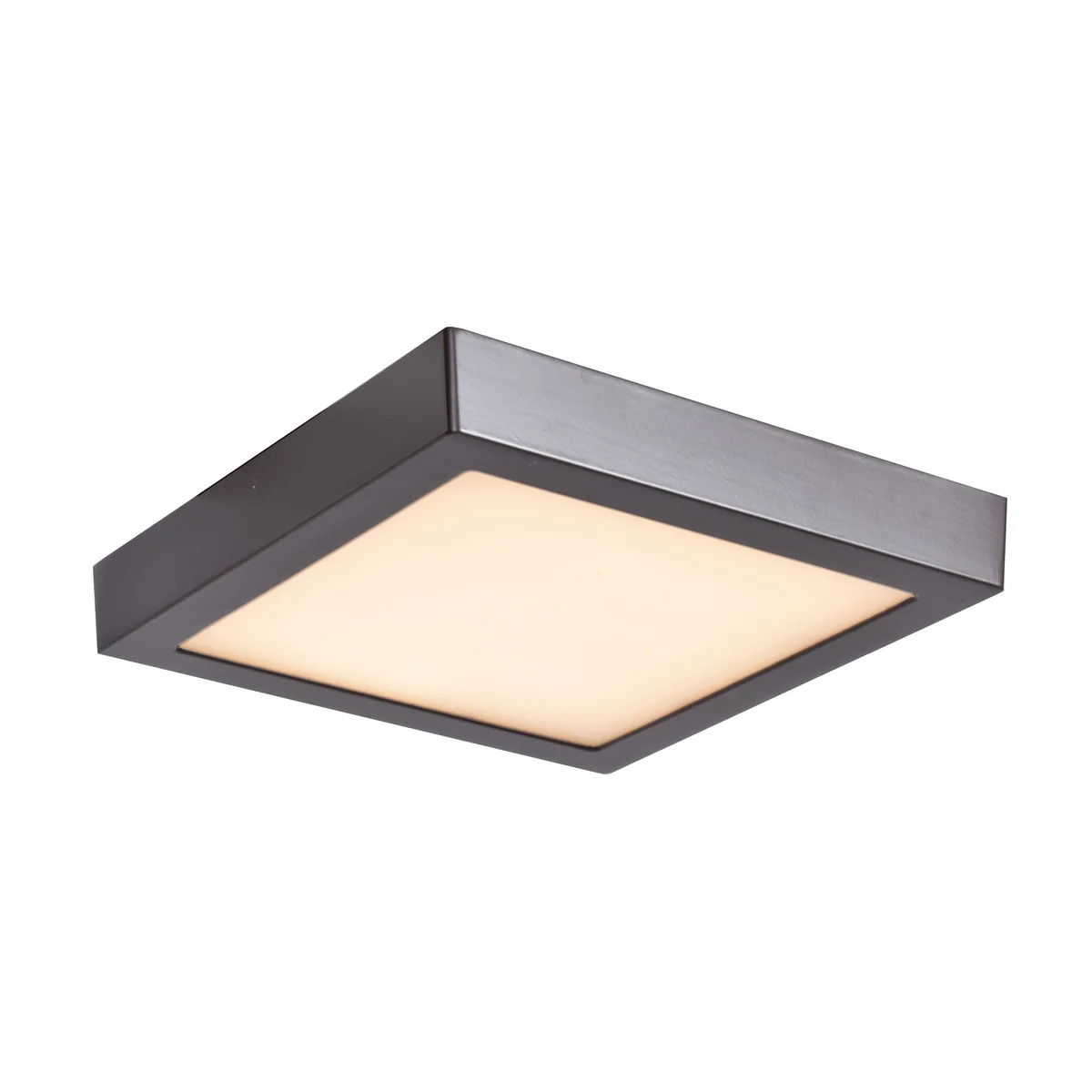 LED Flush Mount Ceiling Light, 1280 Lumens, 16W, 3000K, 120V, Bronze Finish, Strike 2.0 SQ Collection - Image 3
