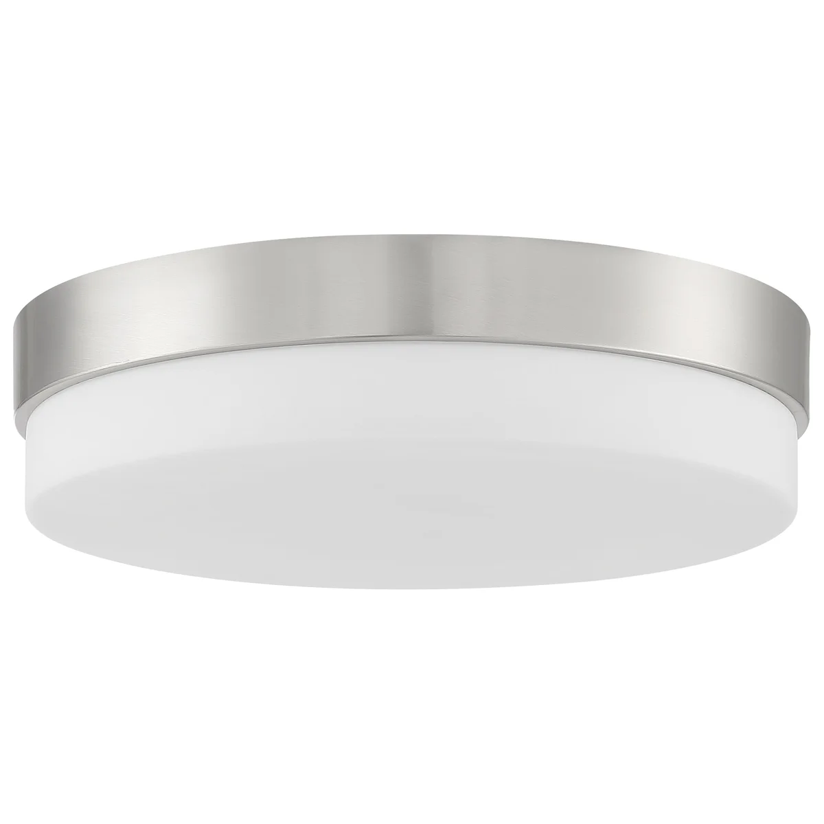 11" LED Flush Mount Ceiling Light, 2000 Lumens, 30W, 3000K, 120V, Brushed Steel, Roma Collection - Image 3