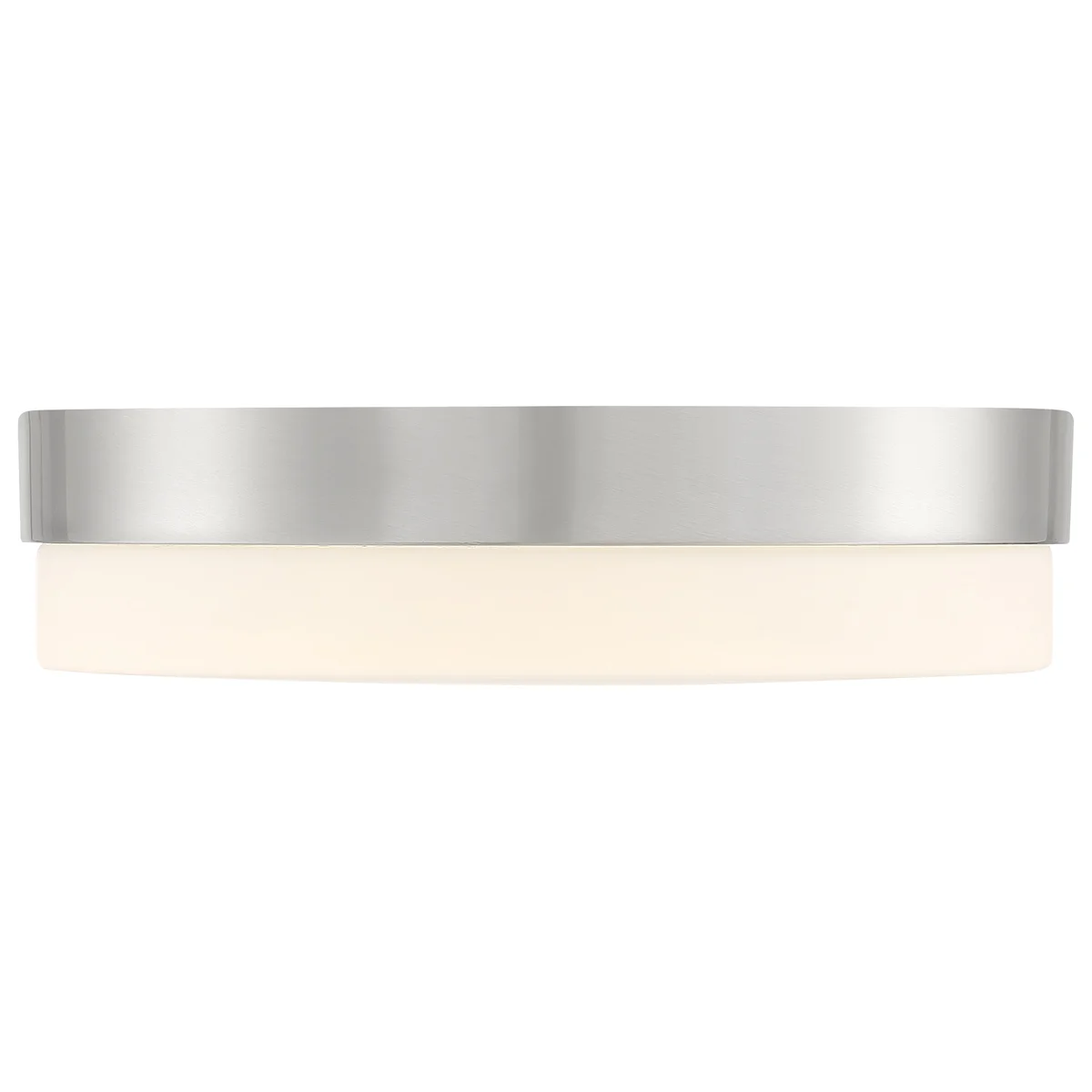 11" LED Flush Mount Ceiling Light, 2000 Lumens, 30W, 3000K, 120V, Brushed Steel, Roma Collection - Image 5