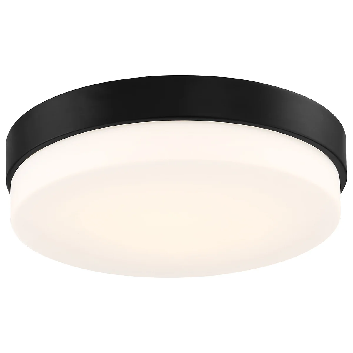 LED Flush Mount, 2000 Lumens, Antique Brushed Brass or Matte Black Finish, 120V - Image 11