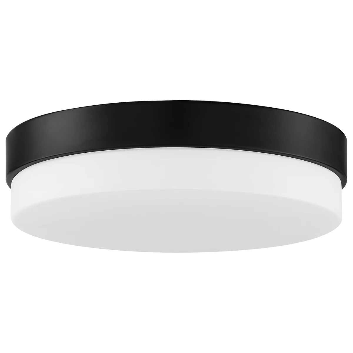 LED Flush Mount, 2000 Lumens, Antique Brushed Brass or Matte Black Finish, 120V - Image 8